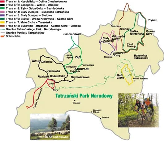 Trasa rowerowa Velo Dunajec mapa - odkryj ukryte skarby szlaku