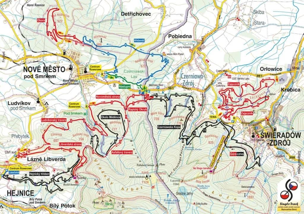 Najlepsze trasy rowerowe w Świeradowie Zdroju – trudności i atrakcje