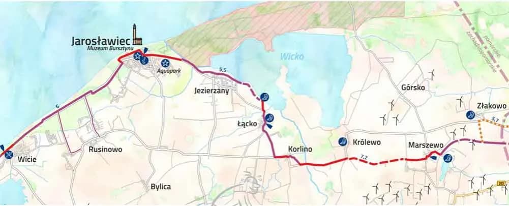 Najlepsze trasy rowerowe w Jarosławcu - mapa i atrakcje dla cyklistów